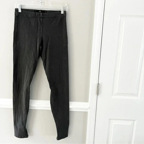 Joe’s Jeggings Pull On Stretch Leggings Gray Jeans Ankle Zip Size Small - Picture 2 of 6
